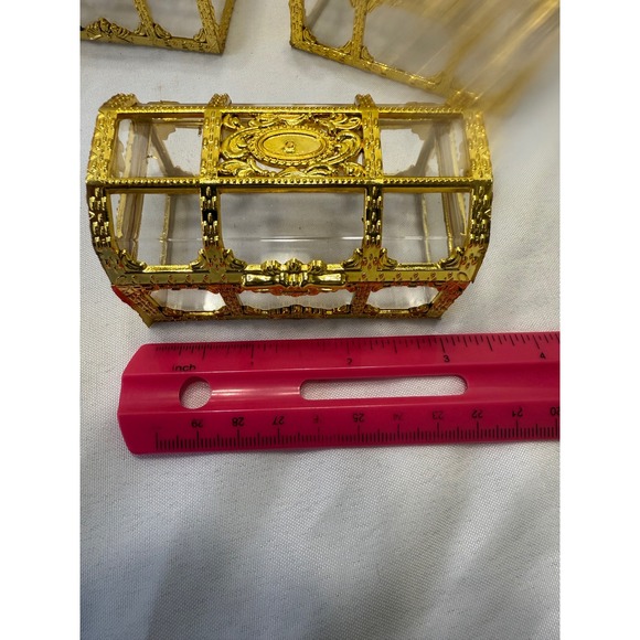 Gold 12Treasure Chest Candy Box Favor Party Wedding Decorative Containers henna - Picture 4 of 16